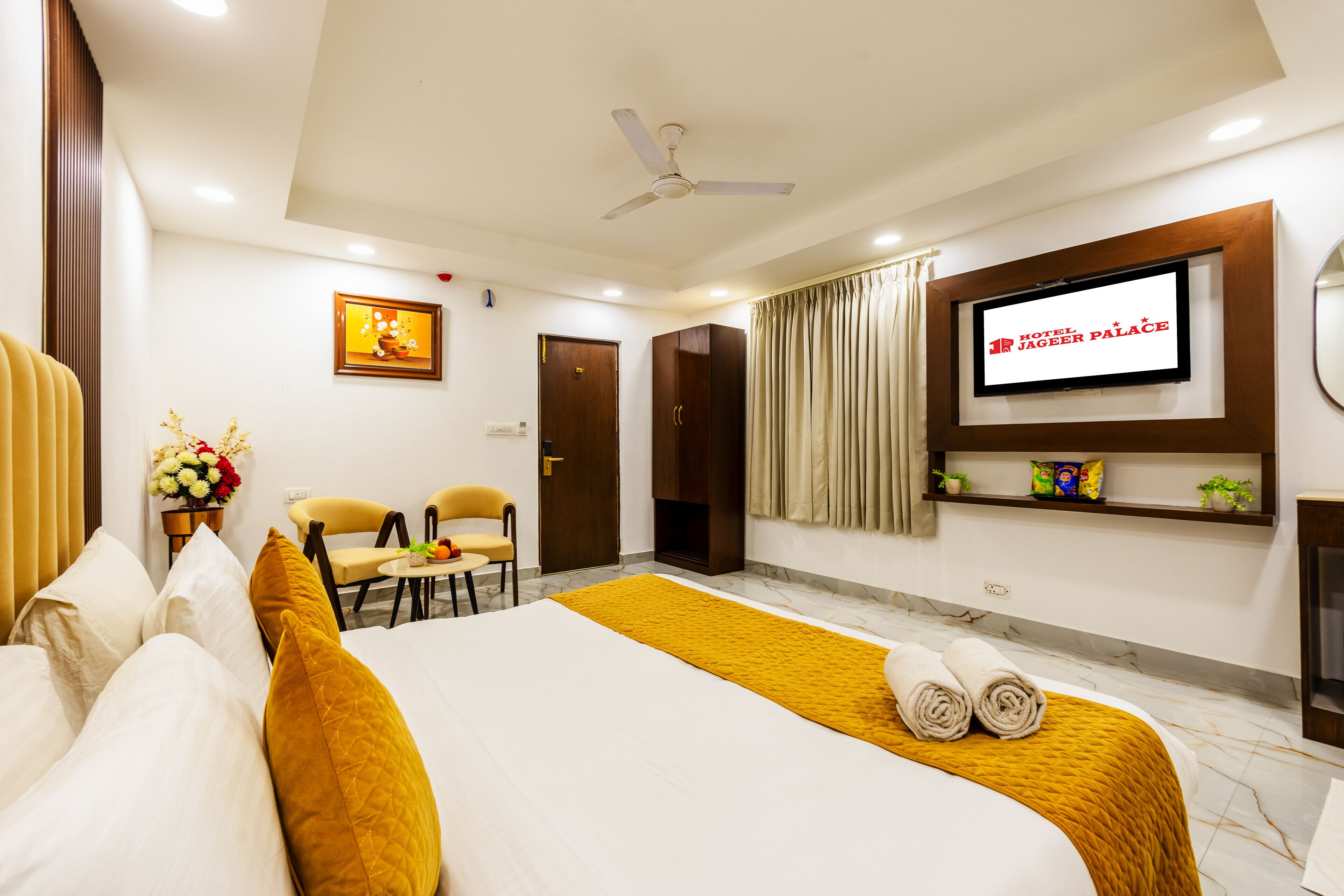 Premium kamer | Een bureau, een laptopwerkplek, gratis wifi