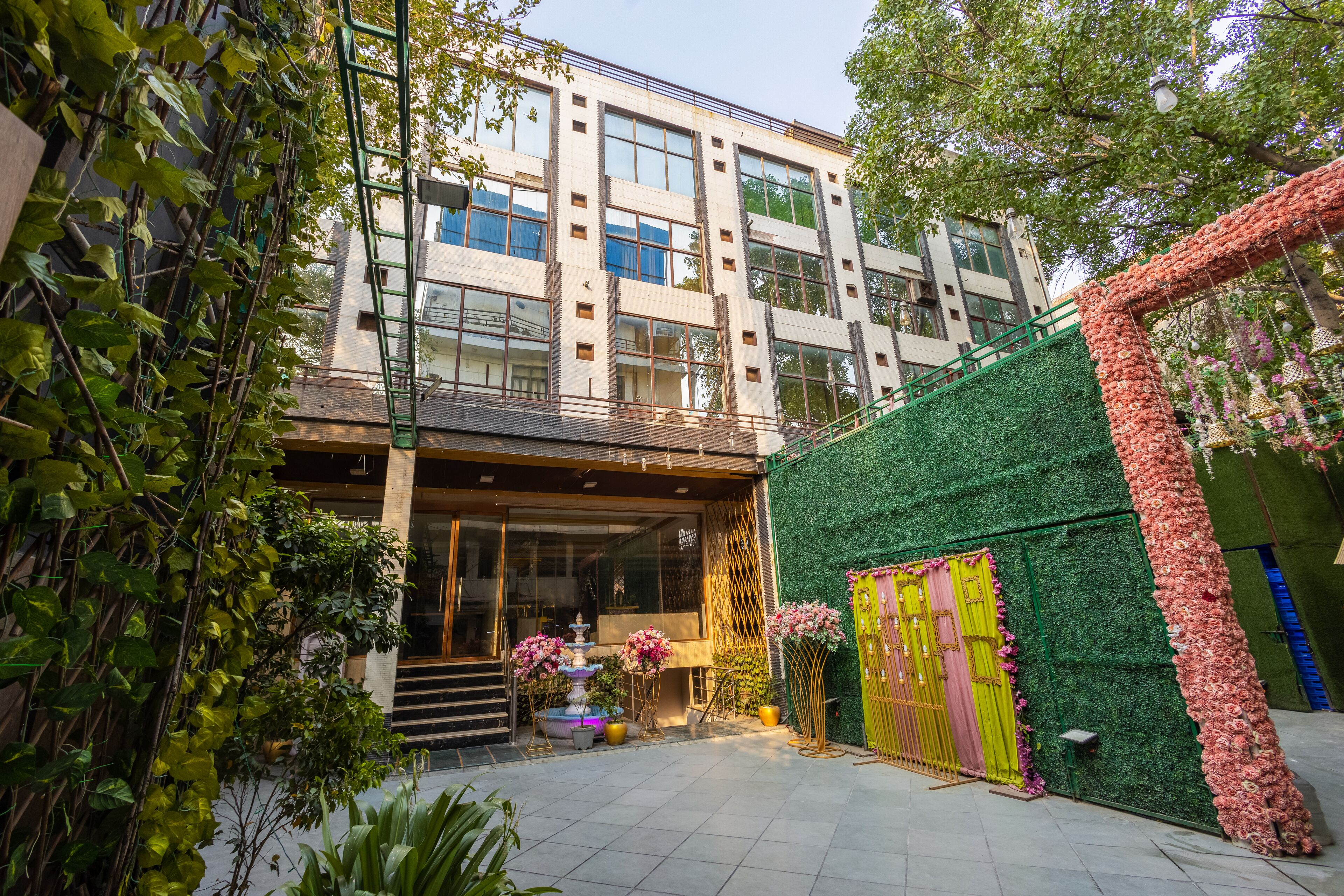 Façade de l’hébergement