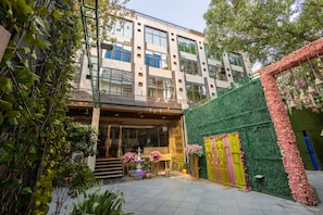 Voorkant van accommodatie