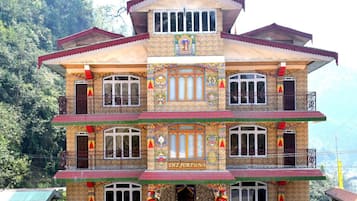 Fassade der Unterkunft