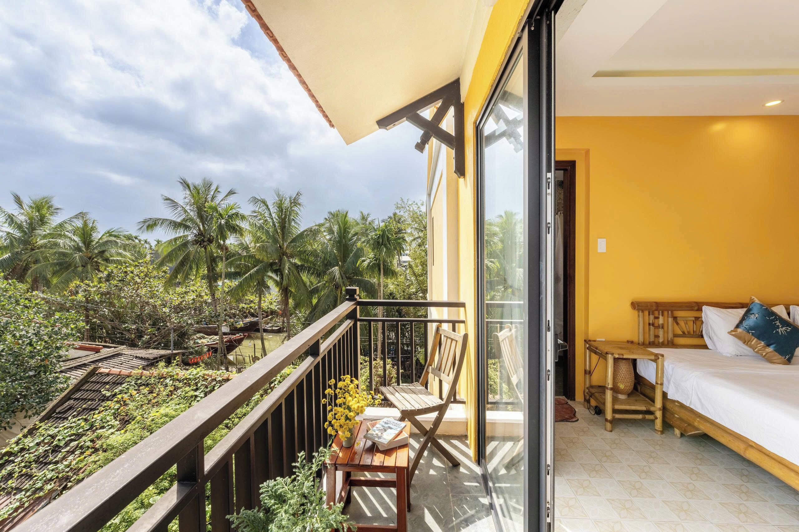 Chambre Classique, balcon, vue jardin