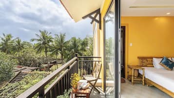 Chambre Classique, balcon, vue jardin