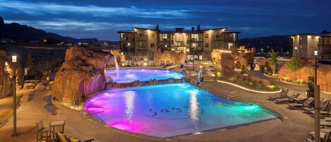 Una piscina climatizada