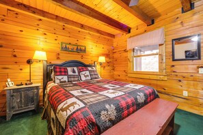 House (2 Bedrooms) | Interior - Family Log Cabin w/ Mtn Views, 2 Mi to Tube World! (Maggie Valley)