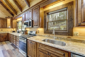 House (3 Bedrooms) | Interior - Riverfront Cabin w/ Mtn Views in Robbinsville (Robbinsville)