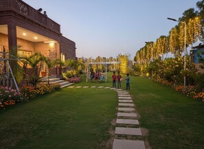 Overnattingsstedets uteområder