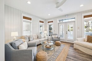TV, offices - Steps from private beach access, this upscale dream home features a private pool (Seacrest Beach)