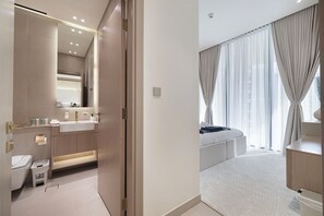 Luxury Apartment, Balcony, City View | Living area - Binghatti Phantom Suites by Hostiva (Dubai)