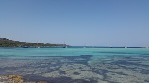 Beach nearby, sun loungers