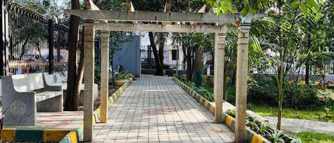 Overnattingsstedets uteområder