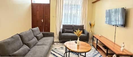 Coin salon dans le hall