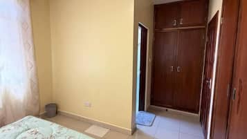 In-room safe, desk, laptop workspace, iron/ironing board