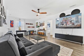 A laid-back upstairs retreat