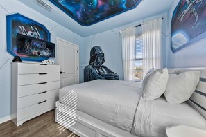 Bedroom 5, Queen Bedroom An out-of-this-world bedroom for young Jedi
