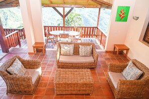 House, Mountain View | Living area - Piton Villa Deck  (Soufrière)