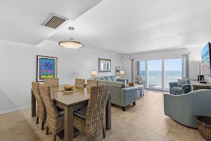 Interior - 🌴🌊Beautiful Oceanfront 3BR | Sandpiper 611 | Two Large Pools + Putting Green (New Smyrna Beach)