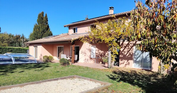 Terrace/patio - Maison d hotes Beauregard  (Donneville)