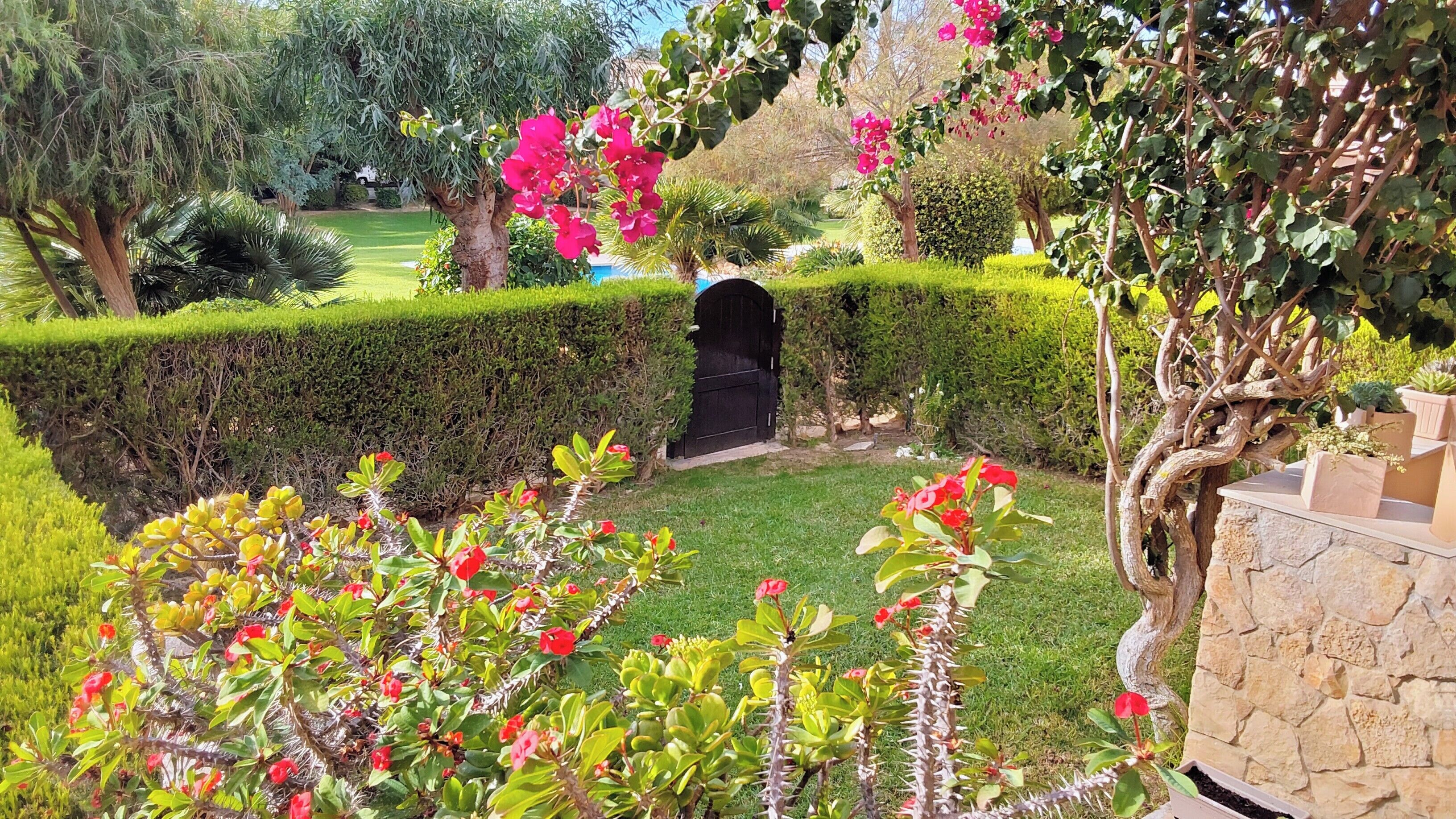 Enceinte de l’hébergement