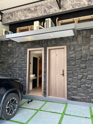 Voorkant van accommodatie