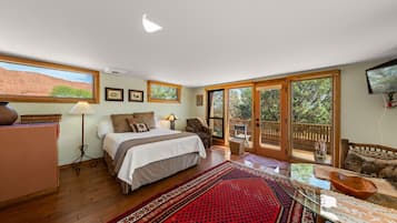 Een strijkplank/strijkijzer, wifi, beddengoed