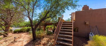 2 bed 2 bath in the Kayenta Art Village W/Views of the red rock cliffs.