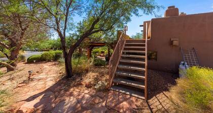 2 bed 2 bath in the Kayenta Art Village W/Views of the red rock cliffs.