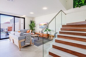 Smart-tv och en stereo