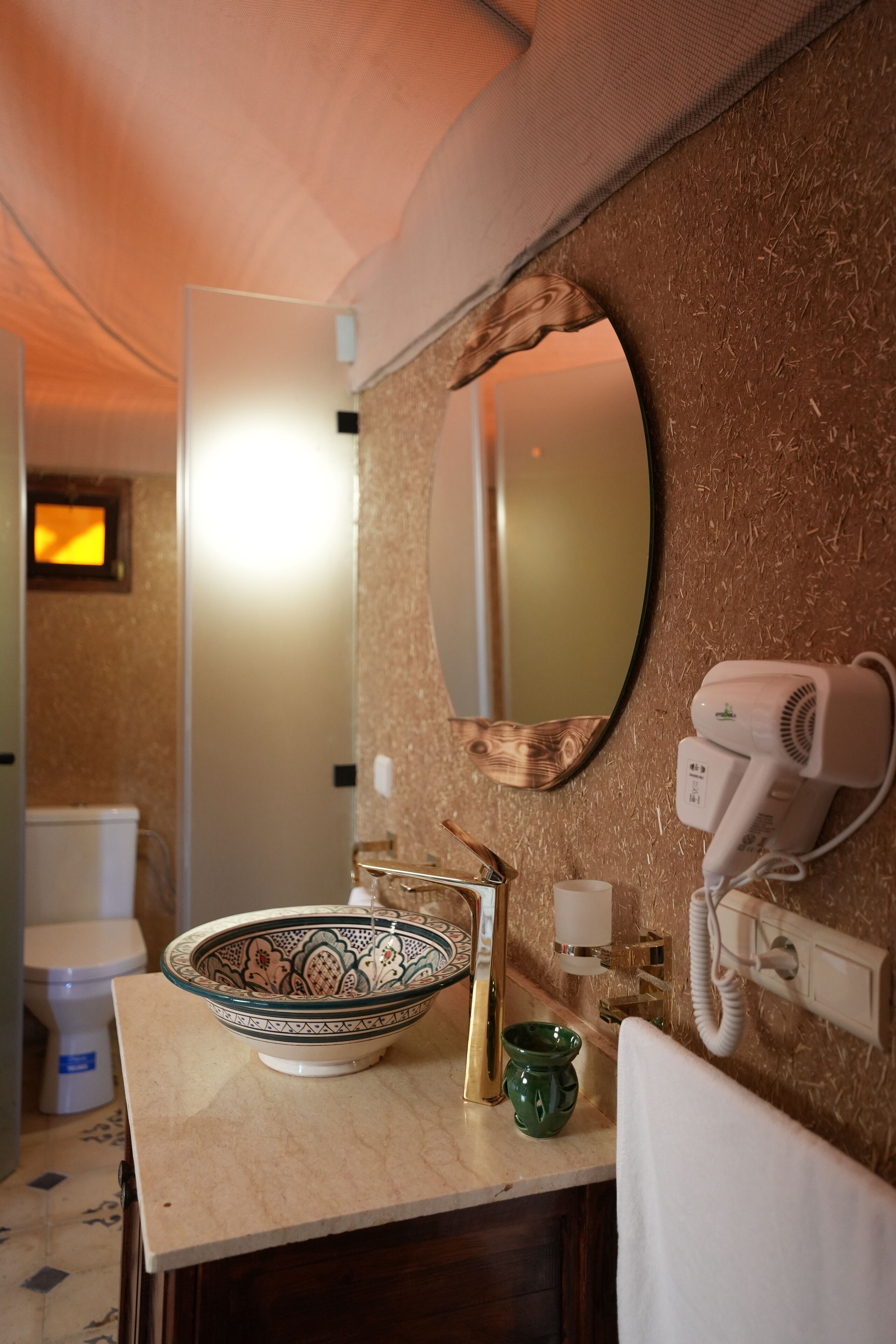 Luxury Suite, Air conditioning, Pool View | Bathroom | Separate bathtub and shower, hair dryer, towels, soap