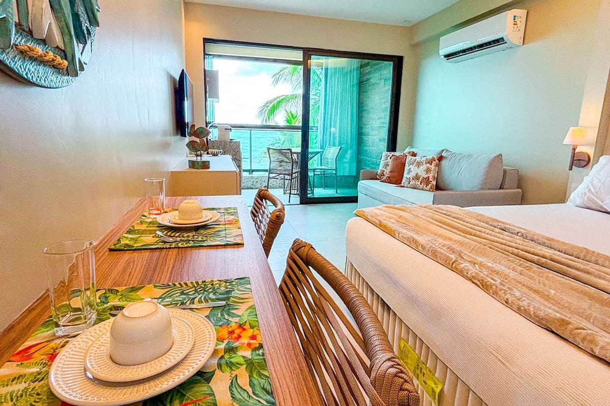 Apartamento luxo, 1 cama de casal e sofá-cama | Wi-Fi de cortesia