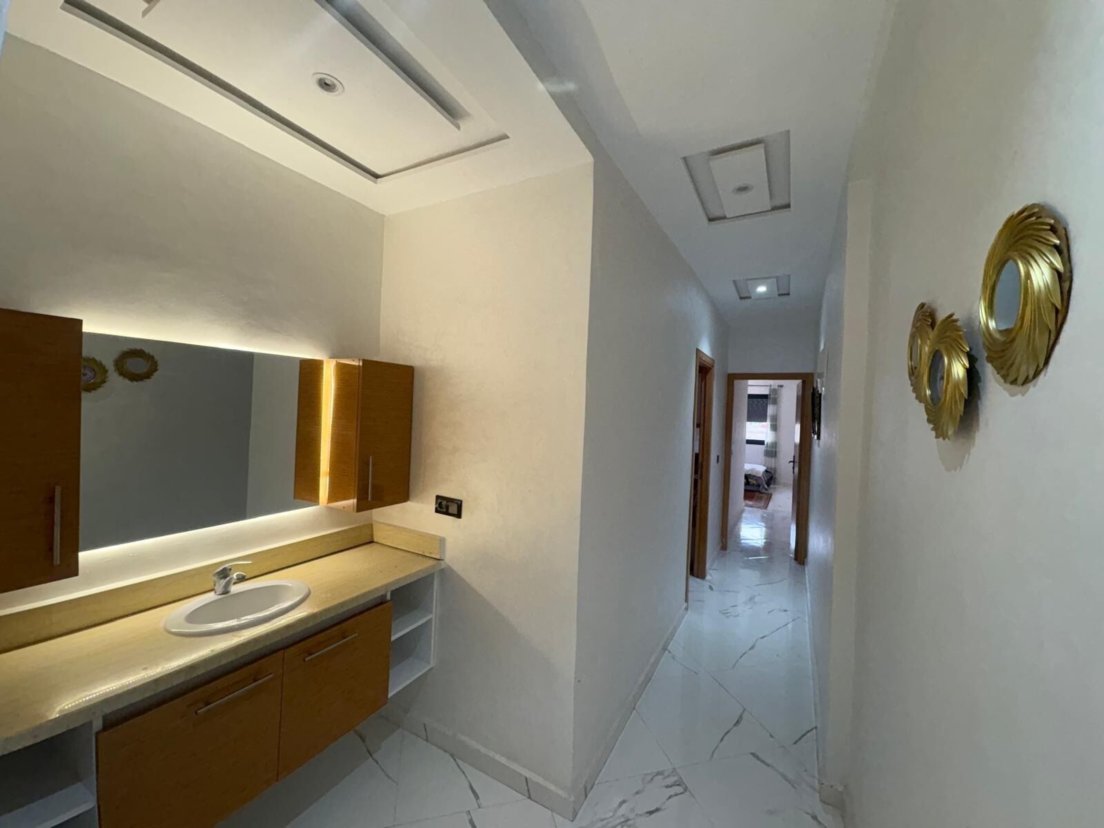 Shower, towels, soap, shampoo