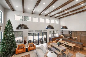 TV, fireplace - Ultimate Luxury Mountain Retreat (Valley County)