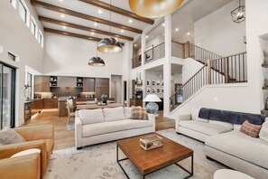TV, fireplace - Ultimate Luxury Mountain Retreat (Valley County)