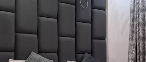 Individually decorated, individually furnished, iron/ironing board