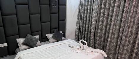 Individually decorated, individually furnished, iron/ironing board