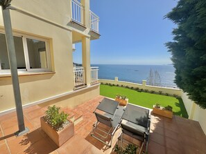 Terrace/patio - Apartment with terrace near the beach in Roses (Roses)
