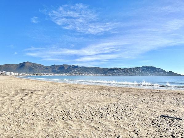 On the beach