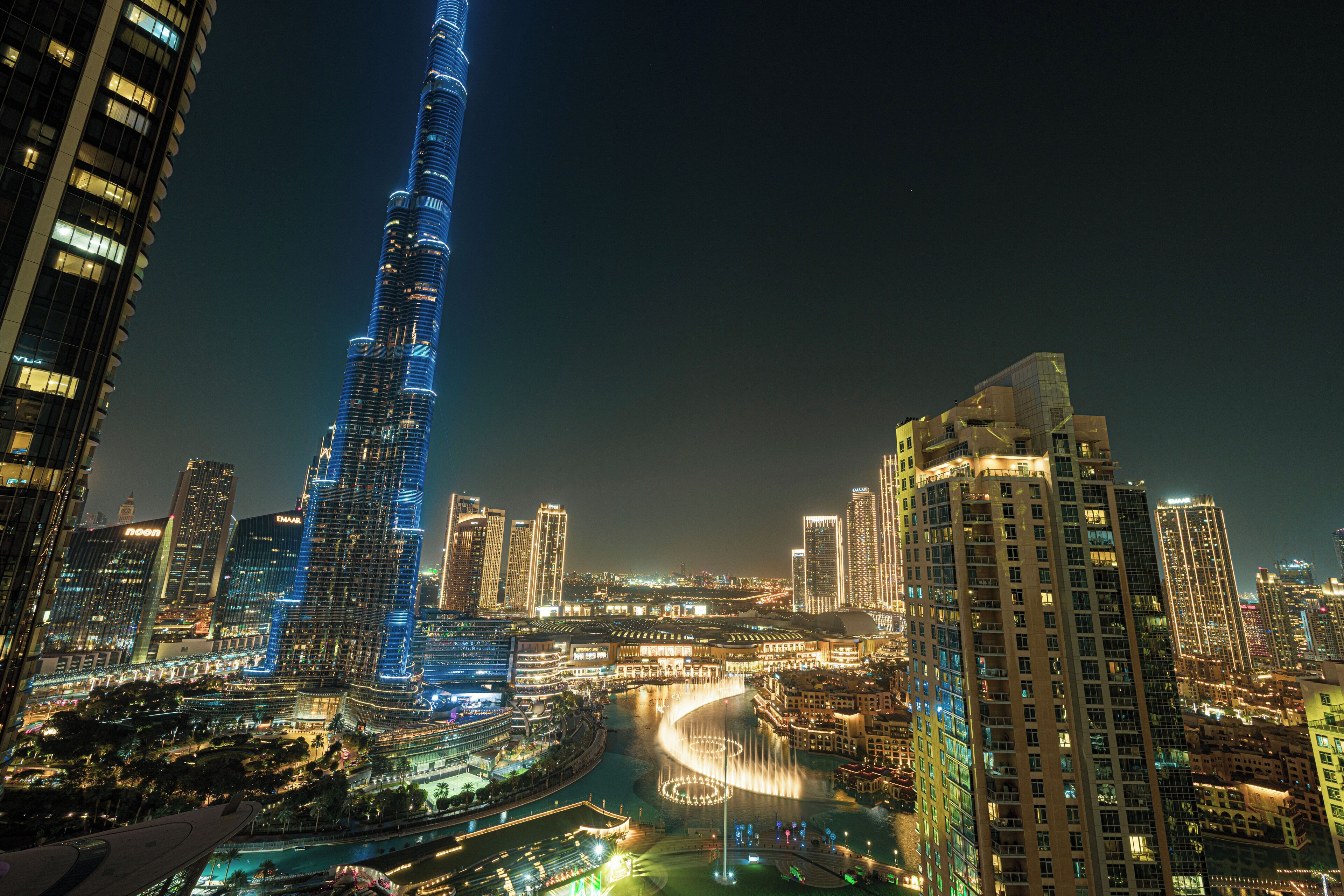 Byutsikt fra overnattingsstedet