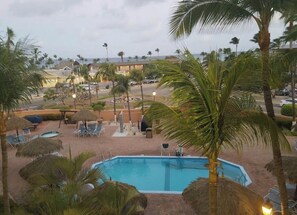Outdoor pool, a heated pool - Last minute deal on Aruba Resort;Large 1st Floor Suite;Sleeps 4; 1 MasterBedroom (Oranjestad)