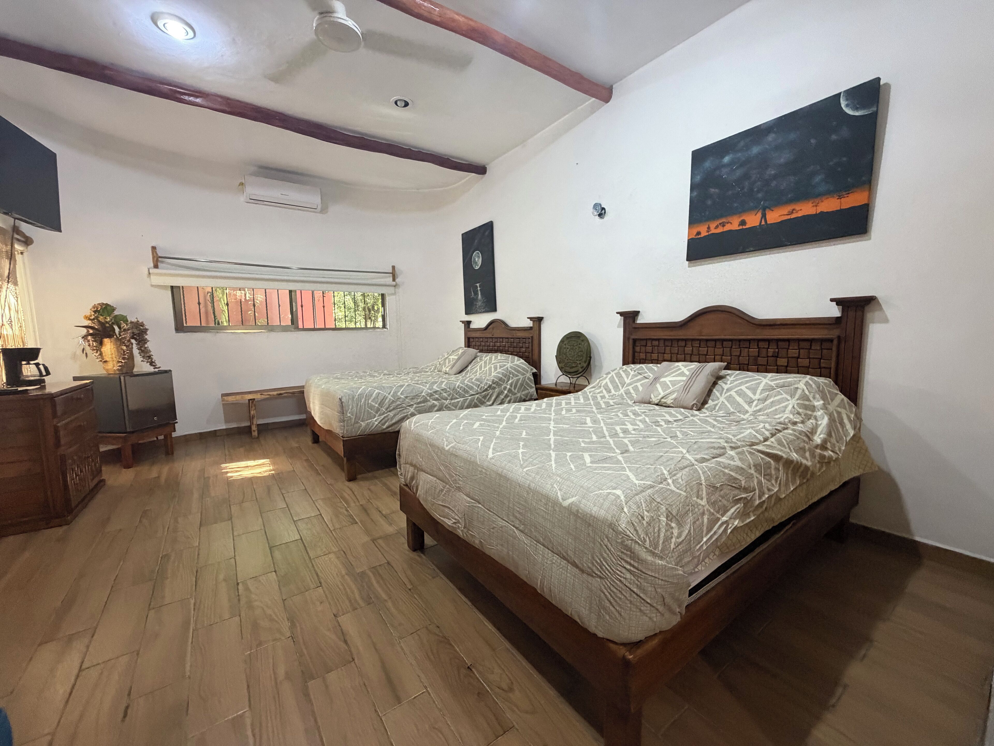 Deluxe Double Room, 2 Queen Beds | In-room safe, blackout drapes, free WiFi