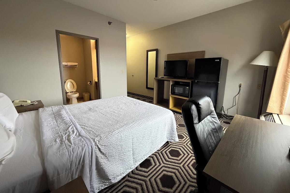 Habitació individual Deluxe, 1 llit de matrimoni, no fumadors | Escriptori, espai de treball apte per a portàtils i wifi gratuïta