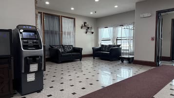 Sitteområde i lobbyen