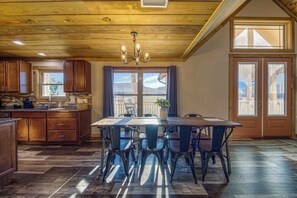 Dining - Recharge with an amazing view of English mountain out each window, or back deck. (Dandridge)