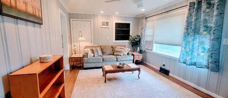 TV connectée, cheminée