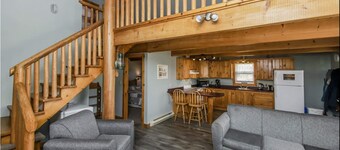 Ocean-View Chalet · King + 2 Queens · Pet-Friendly