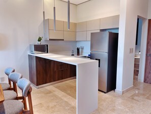 Coffee/tea maker, fridge, microwave, toaster - OceanView 3BD PH with Private Terrace & Pool (Tulum)