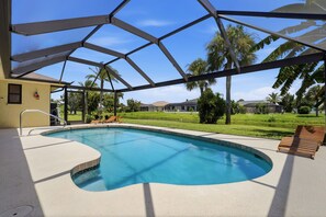 Pool - Relaxing canal retreat near Manasota Key w/private pool and outdoor TV! (Rotonda West)