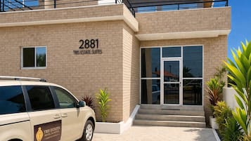 Fassade der Unterkunft