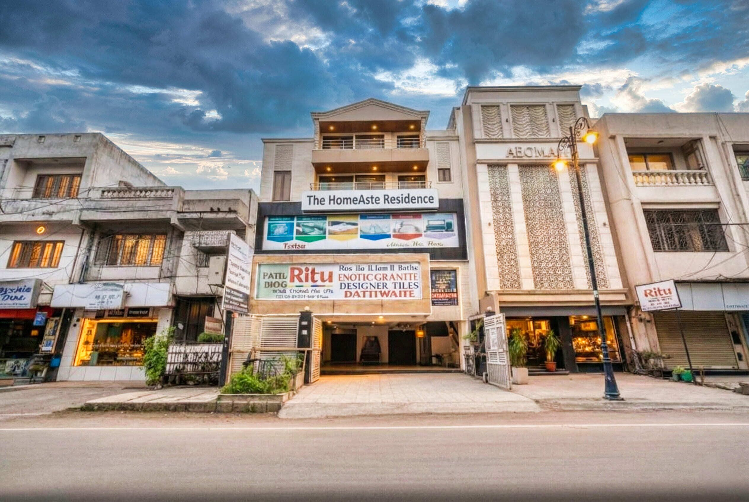 Voorkant van accommodatie