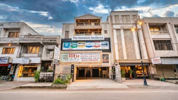 Voorkant van accommodatie