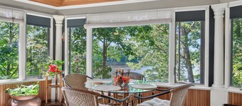 Governor's Mansion on the Hudson: Saratoga-Adjacent 11-bedroom Riverfront Estate